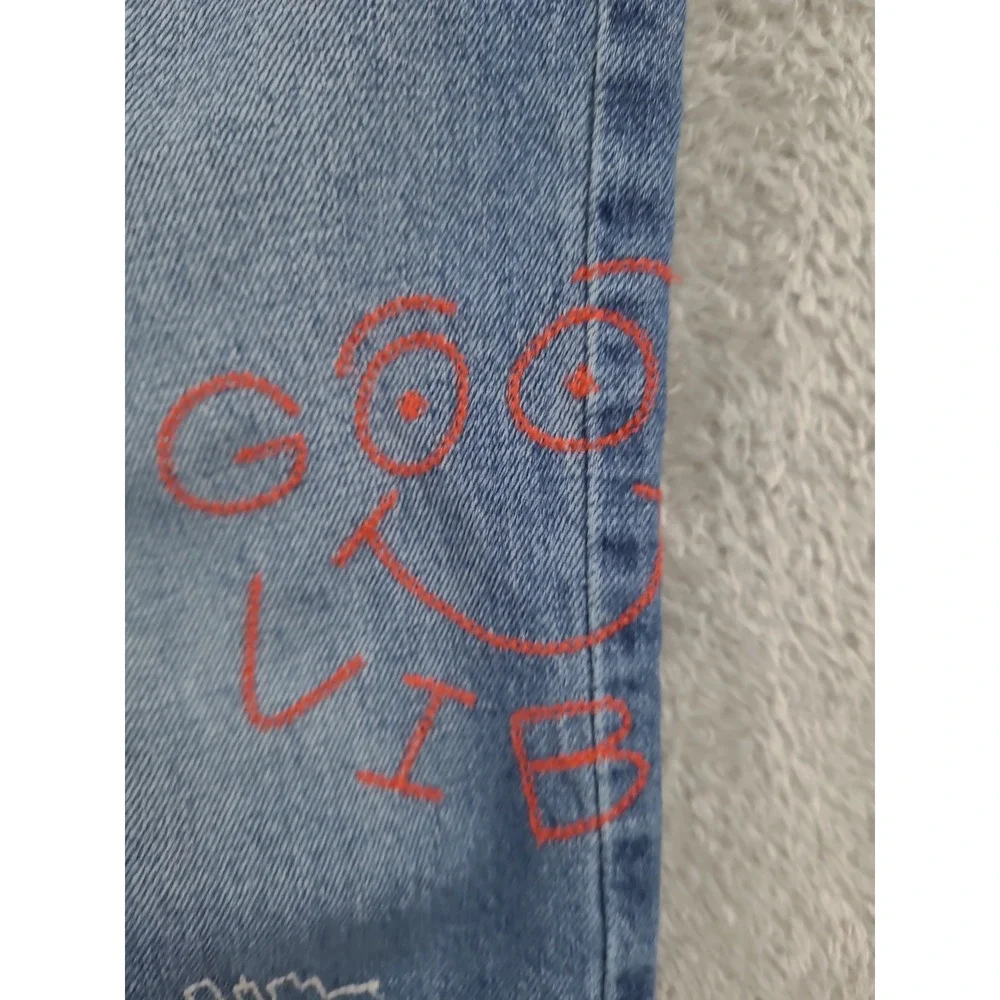 GAP Kids 1969 Grils Jeans Sz‎ 14R  Embroidered Ankle 50th Anniversary